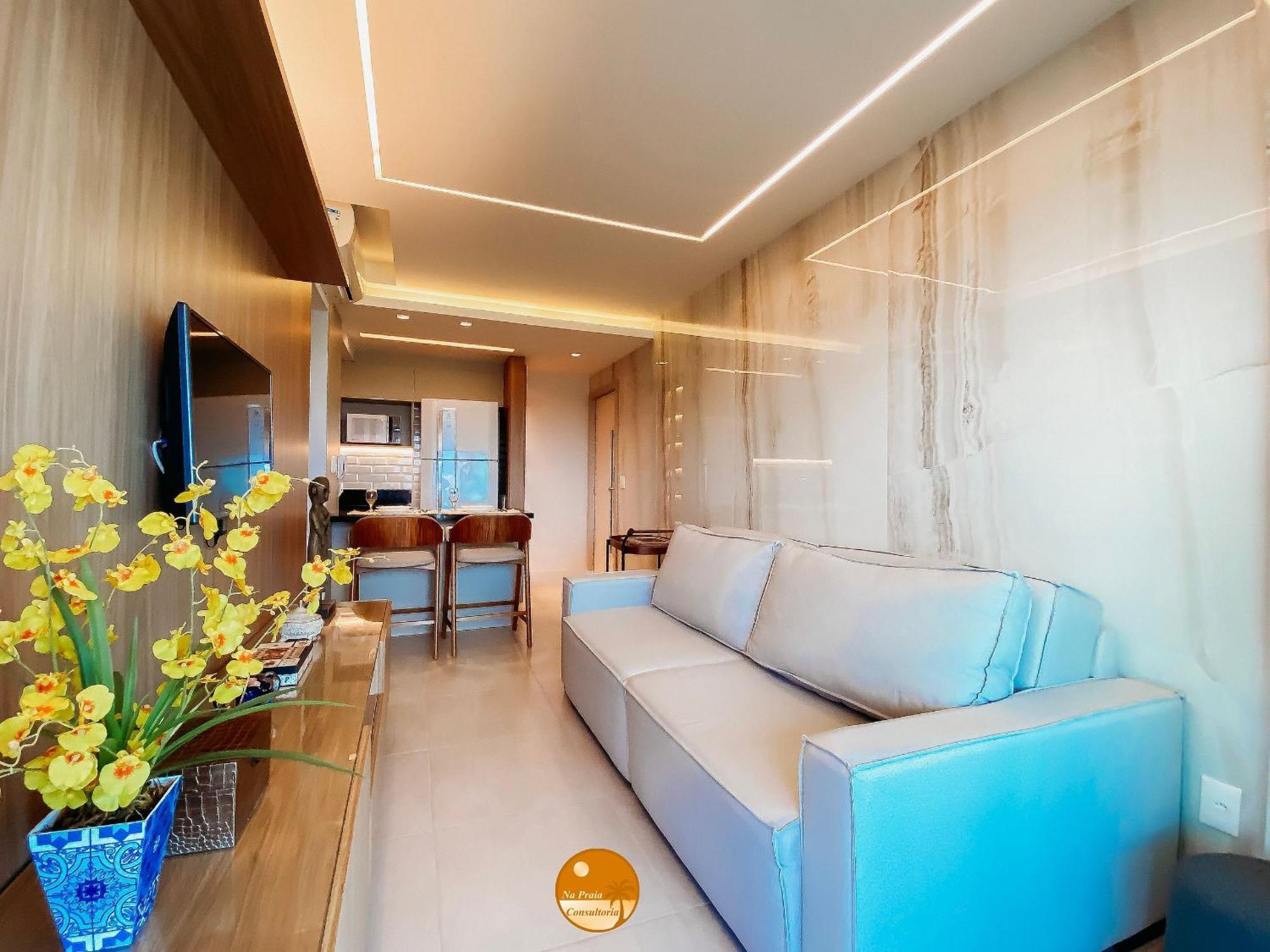 Apartament Pe Na Areia, Piscina Borda Infinita, Vaga De Garagem, Portaria 24 Hs Salwador Pokój zdjęcie